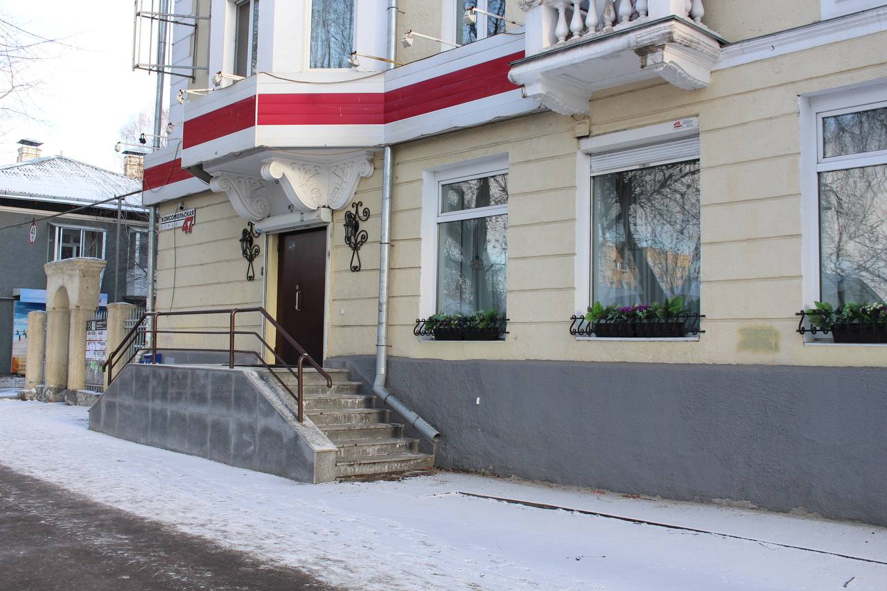 Центральный вход в хостел